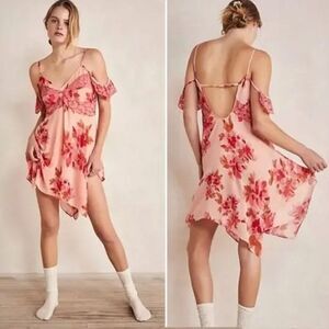Free People Monday Morning Trapeze Slip Dress - Pink